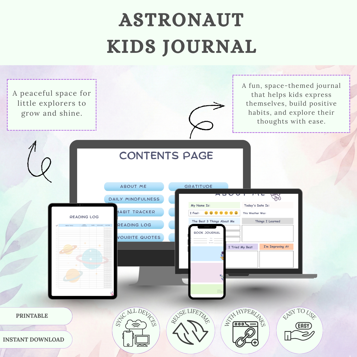 astronaut kids journal astronaut kids journal
