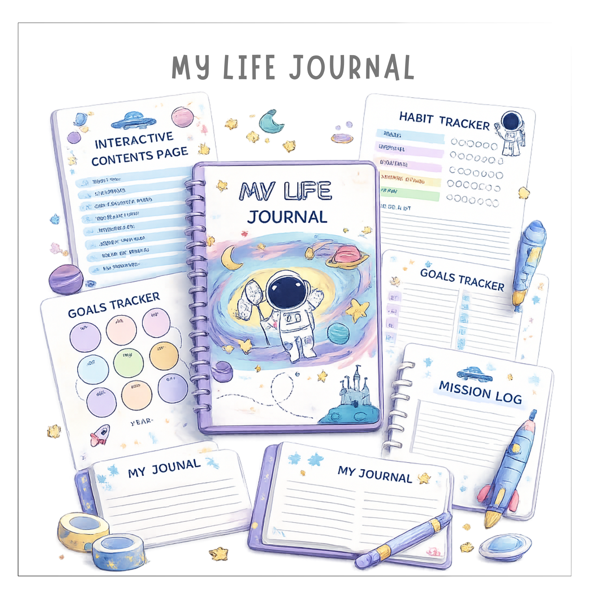 astronaut kids journal astronaut kids journal