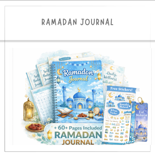 Home ramadan journal sky blue edition